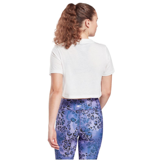 Reebok Γυναικεία κοντομάνικη μπλούζα Crop Reebok Γυναικεία κοντομάνικη μπλούζα Crop